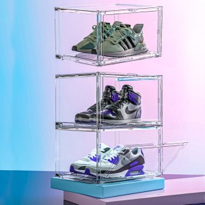 透明 PET 材質波鞋展示盒